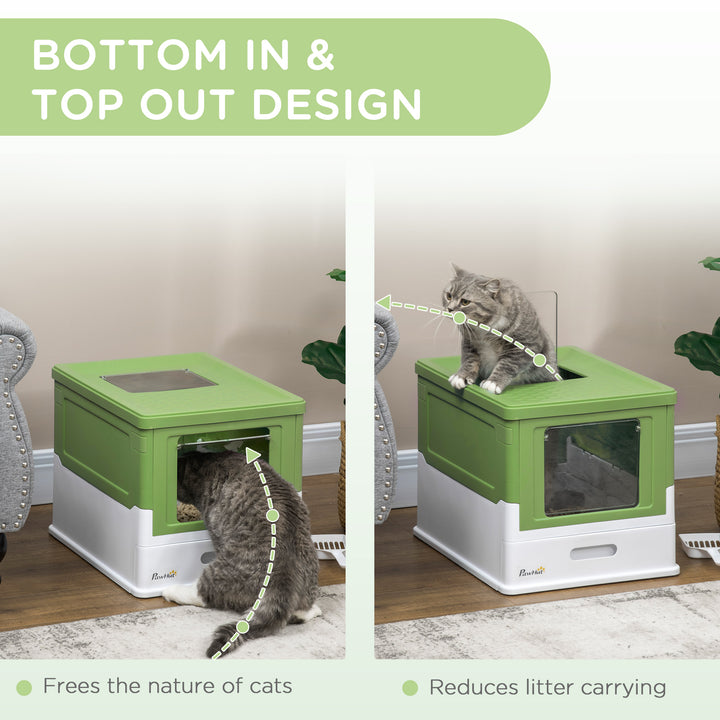 Hooded Cat Litter Box