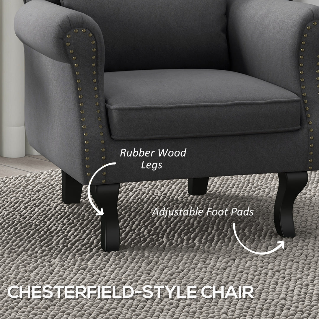 Chesterfield-style Accent Chair