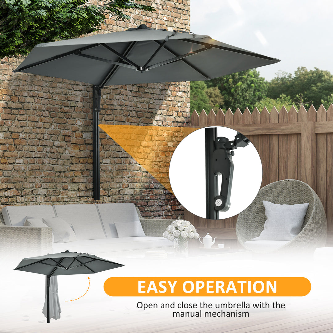 Waterproof Wall Mounted Parasol