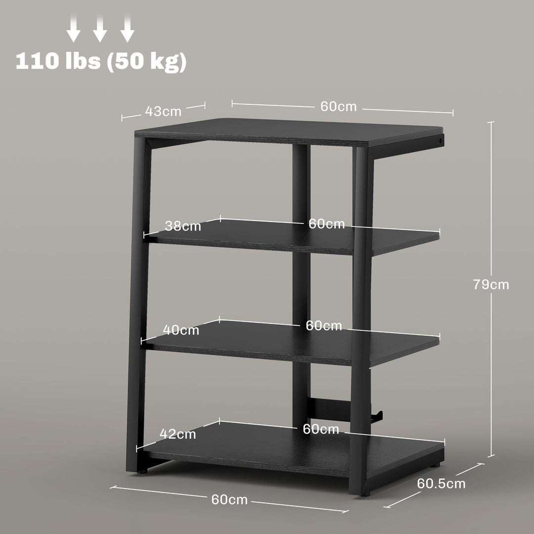 HOMCOM TV Stand for 28-Inch TVs