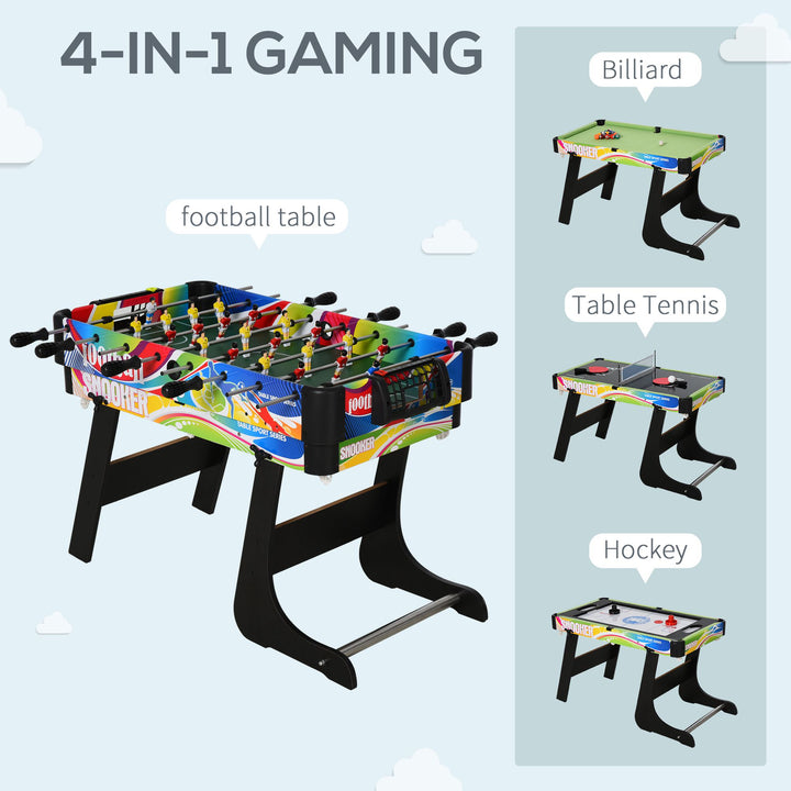 MDF 4-in-1 Multi Indoor Game Sports Table