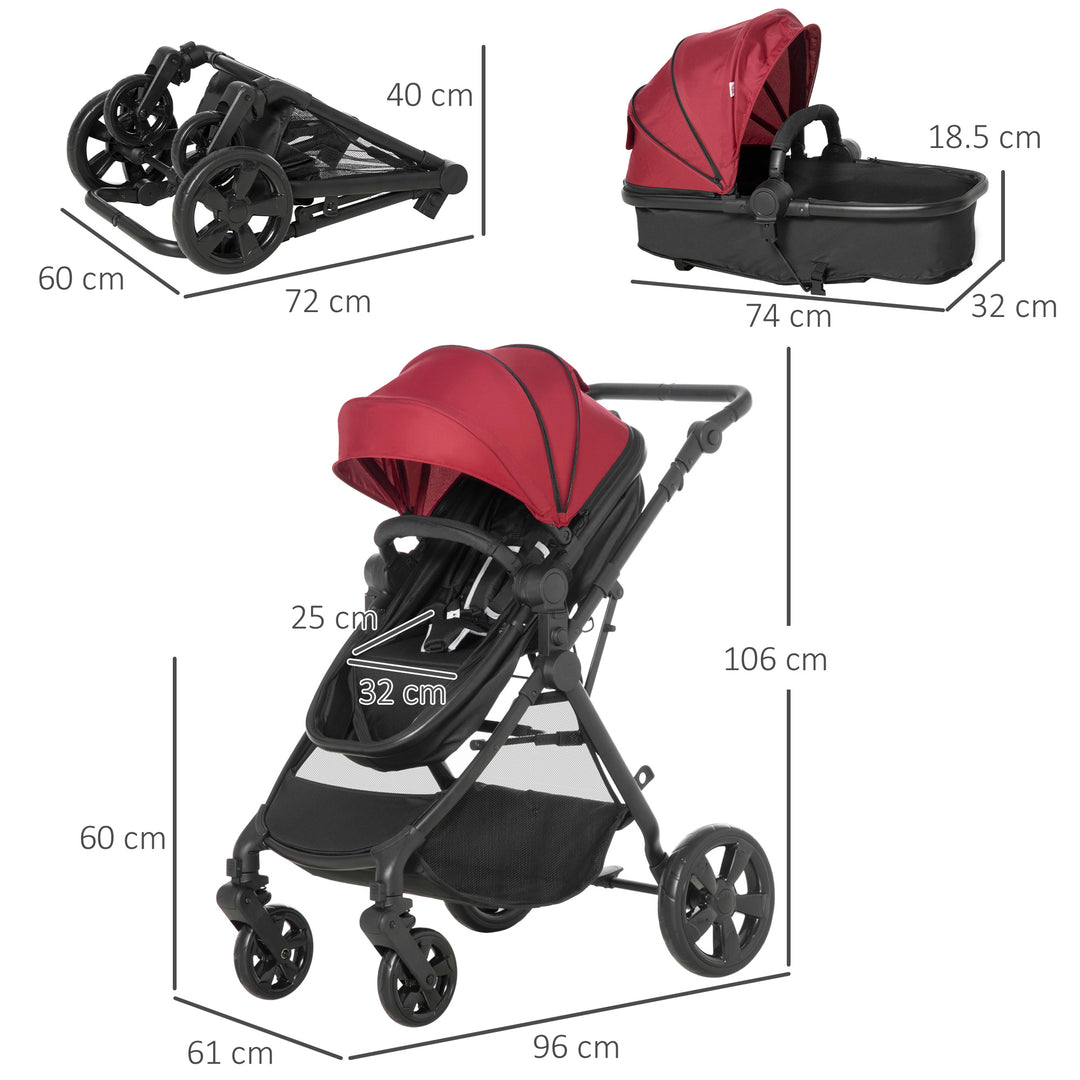 2 in 1 Reversible Seat Pushchair