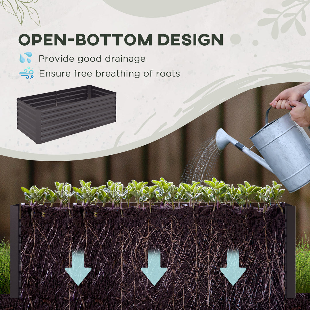 Set of 2 Raised Beds for Garden