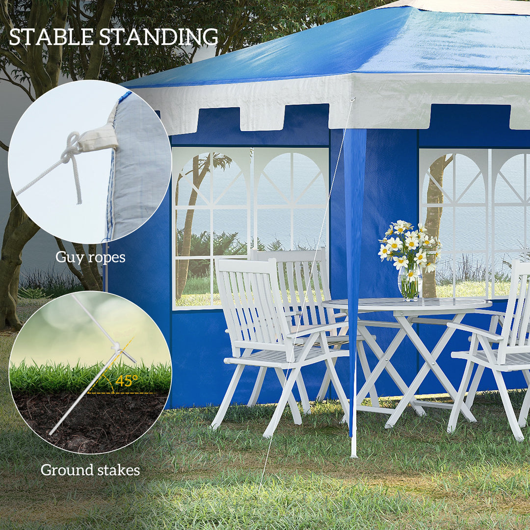 Party Gazebo Marquee with 2 Sidewalls