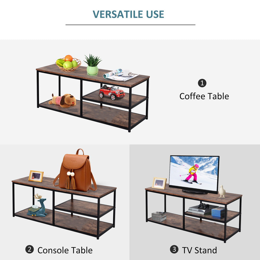 HOMCOM TV Unit with Industrial Design