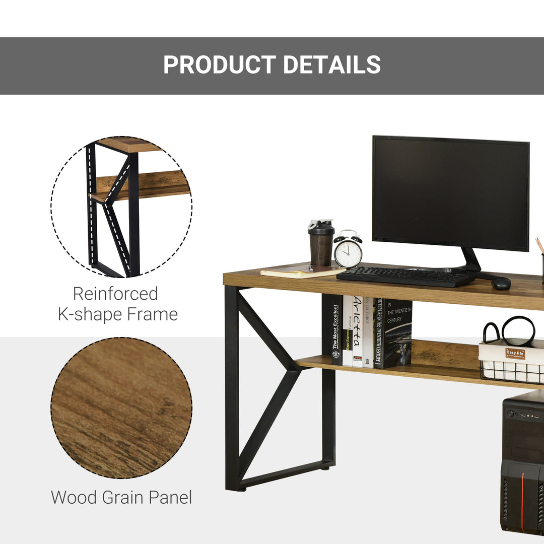 HOMCOM Modern Writing Desk