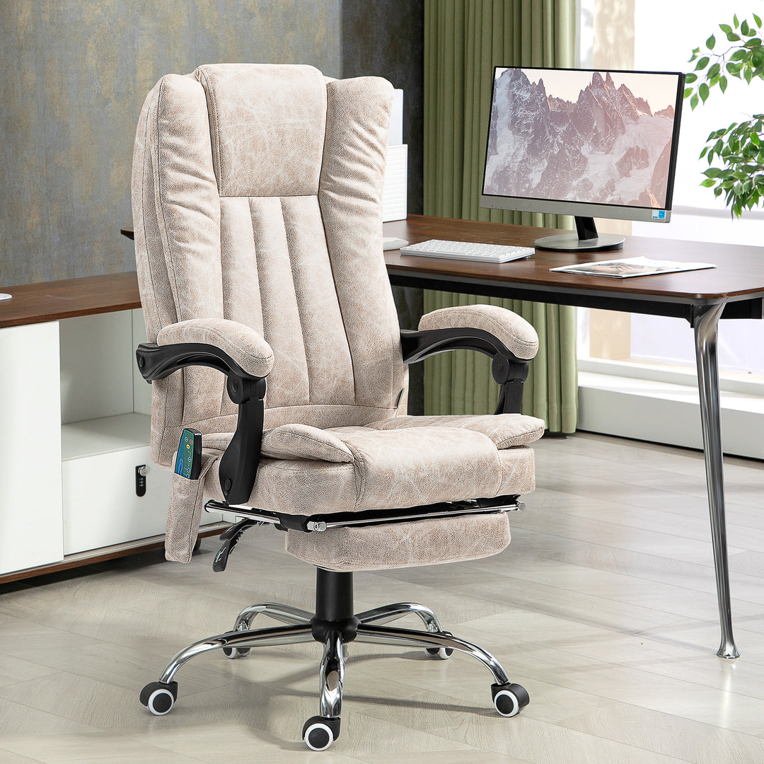 Vinsetto Massage Chair, Cream White