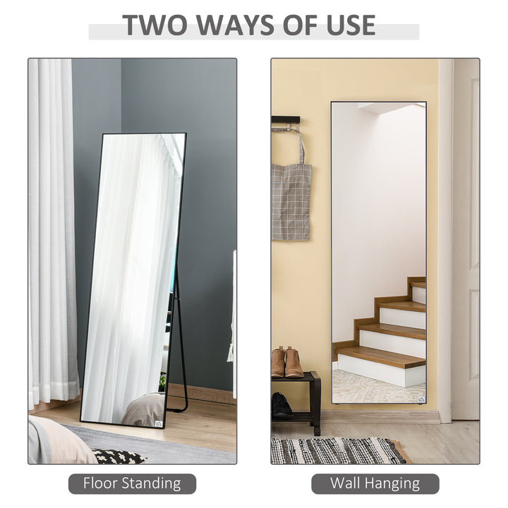 Free Standing Mirror w/ Anti-Slip Pads & Explosion-Proof Film for Bedroom & Dressing Room