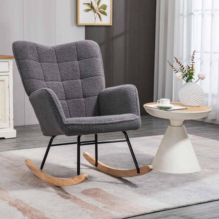 Wingback Rocking Chair for Nursing