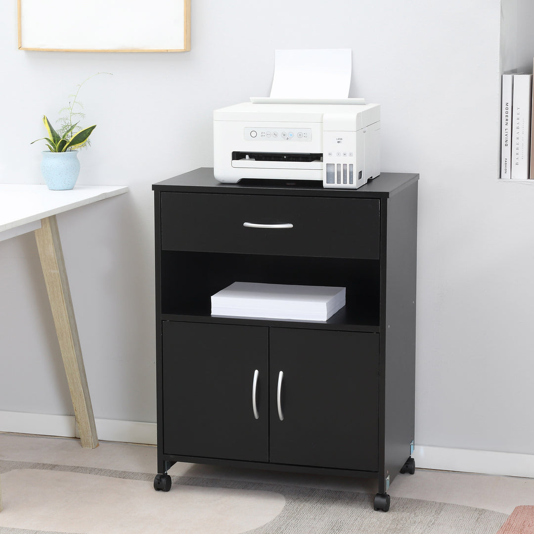 Vinsetto Mobile Printer Cabinet: Ample Storage