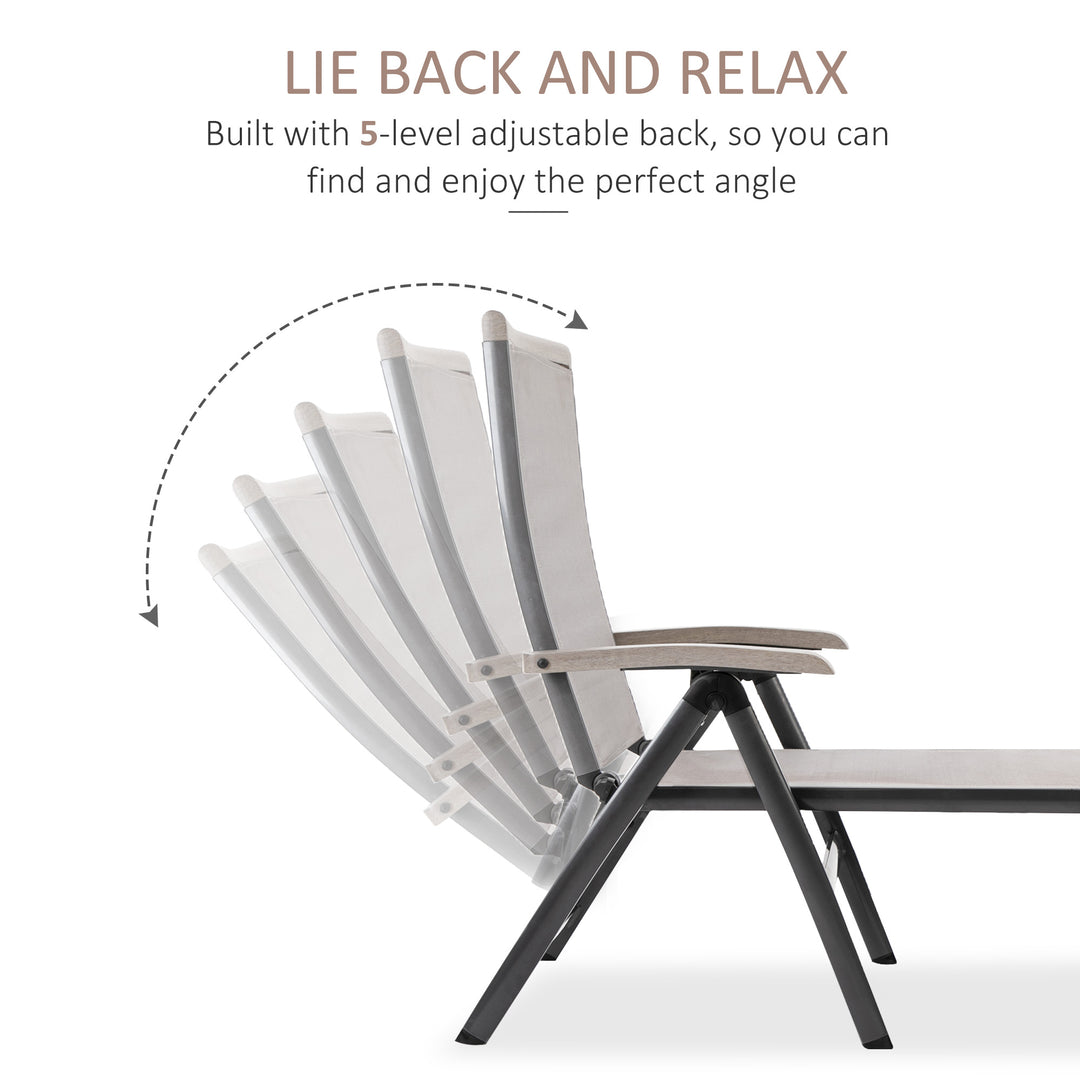 Outdoor Folding Sun Lounger