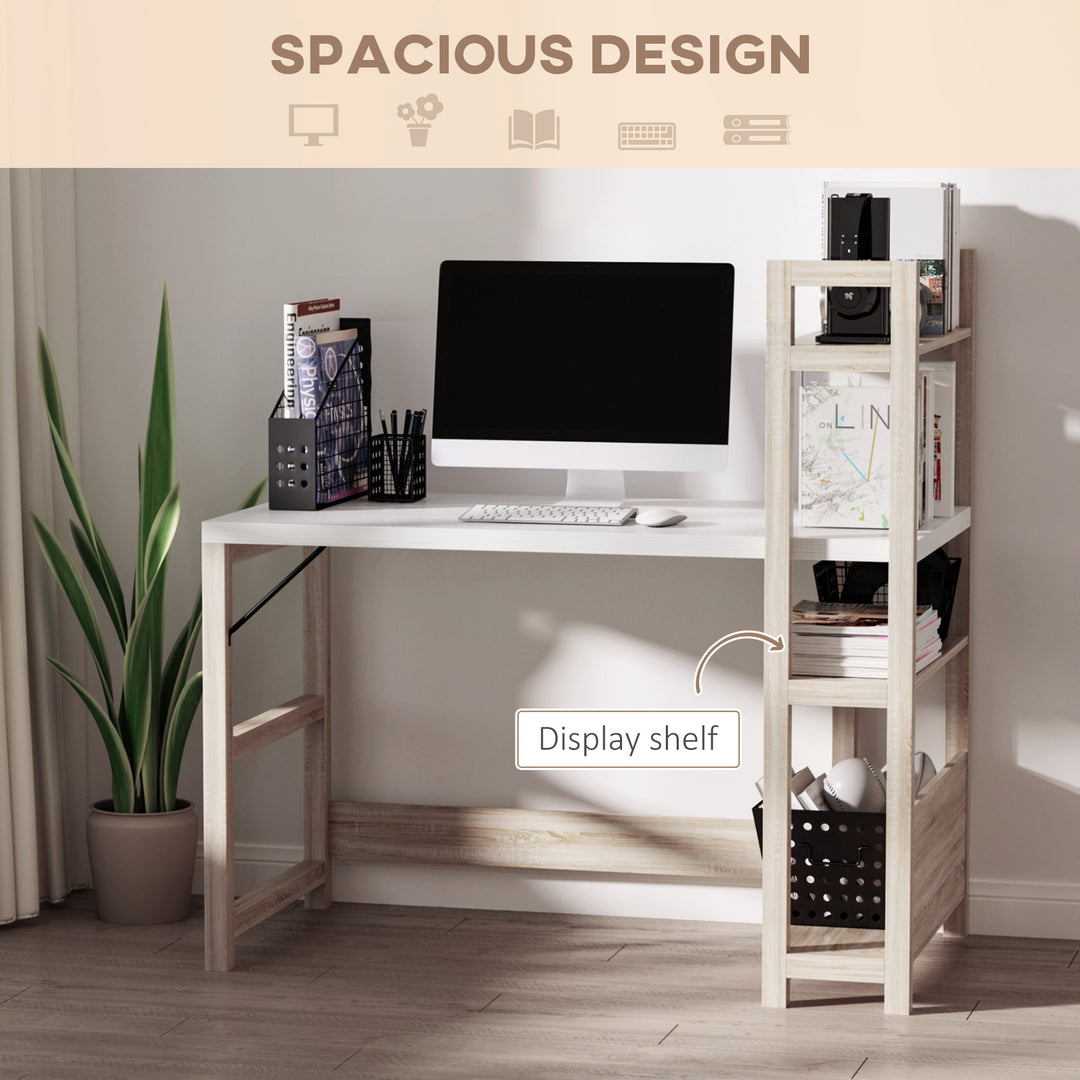 HOMCOM Desk with Shelves