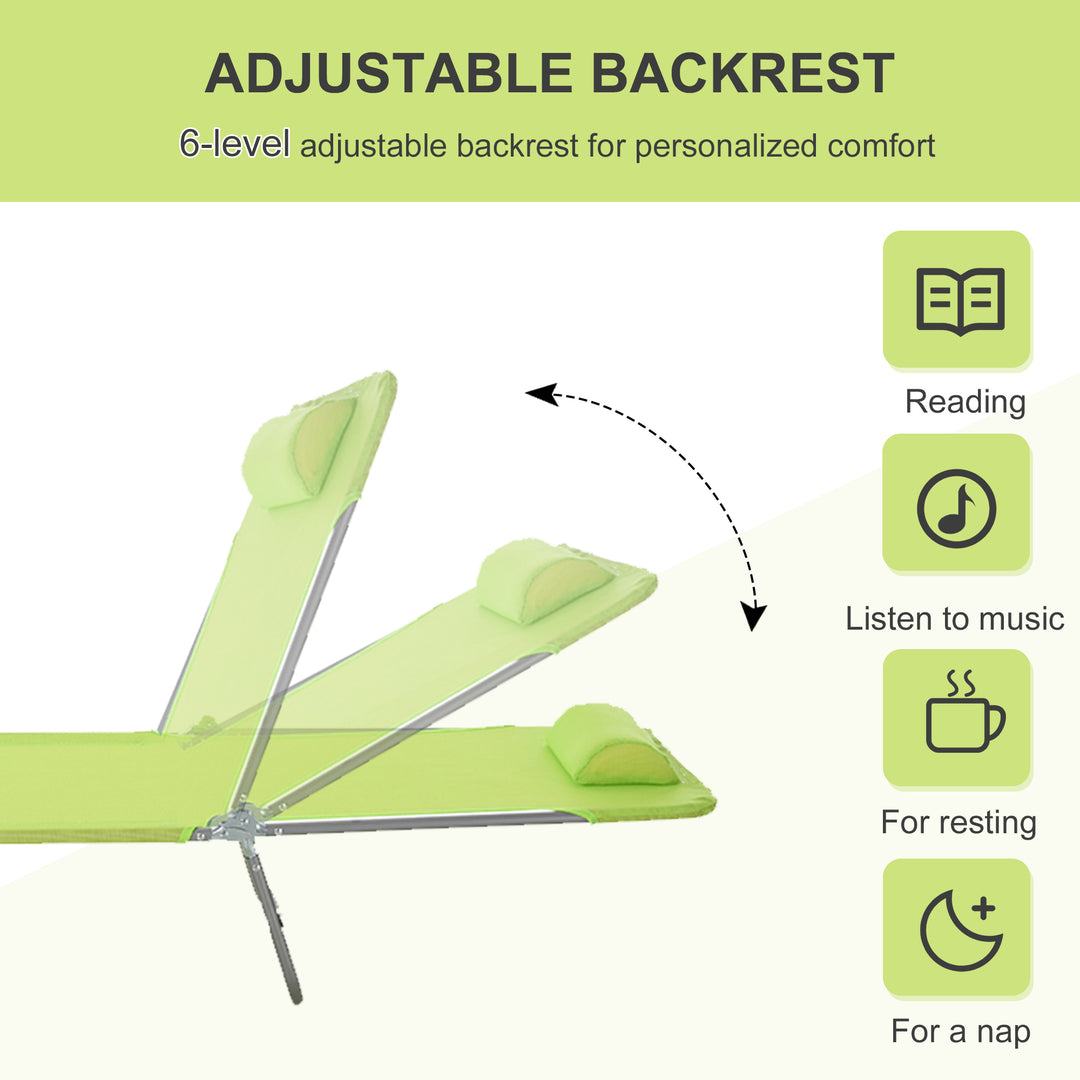 Adjustable Sun Lounger: Reclining Garden Relaxer with Adjustable Back