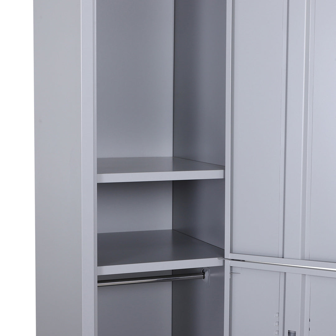 Vinsetto Steel Locker Cabinet