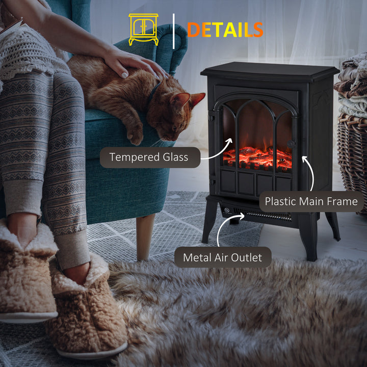 Freestanding Electric Fireplace Heater