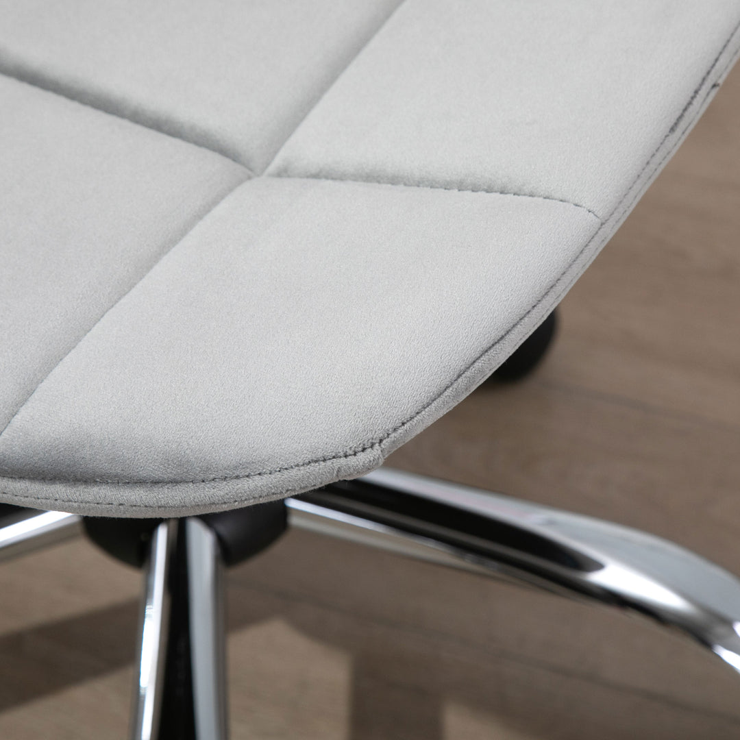 Vinsetto Ergonomic Chair, Armless, Grey