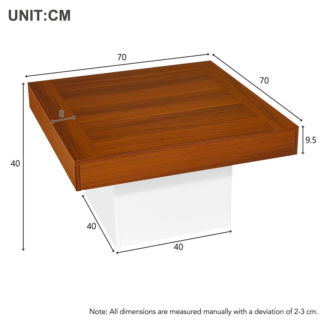 Contemporary Coffee Table with 2 Drawers & Storage