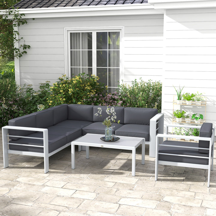 Five-Piece Aluminium Garden Sofa Set