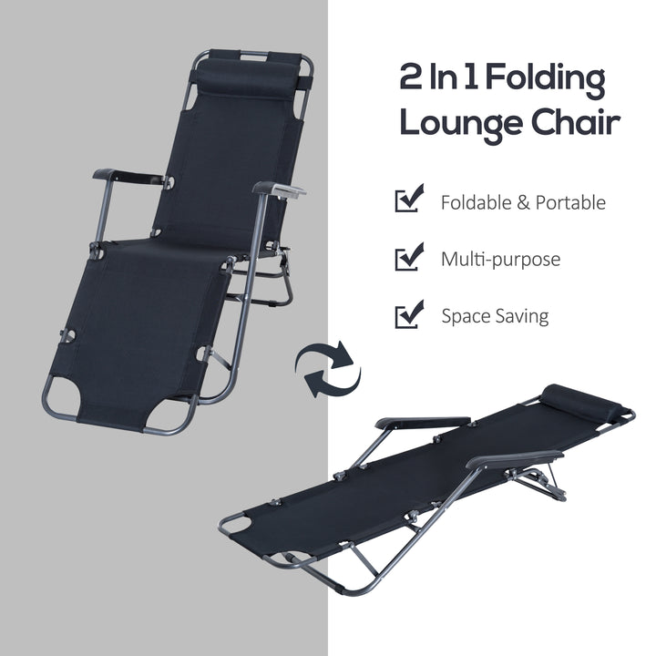 Folding Reclining Sun Lounger