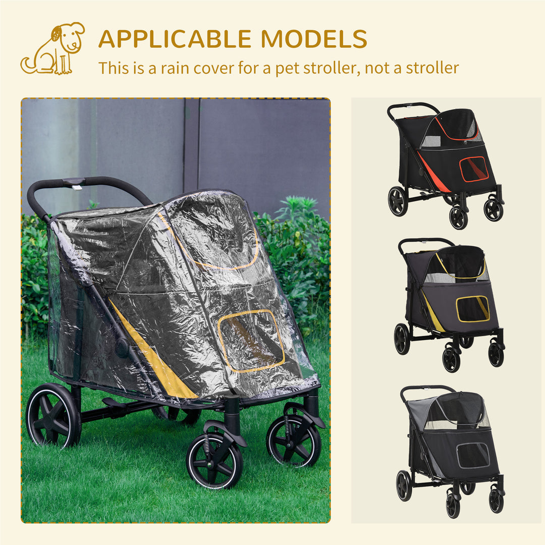 Foldable Pet Stroller with One-Click