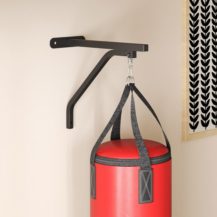 Unfilled Punching Bag Set with Boxing Bag Bracket