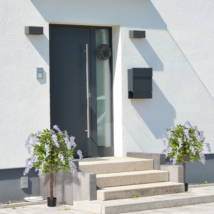 Twin Pack Artificial Wisteria Plants in Pots