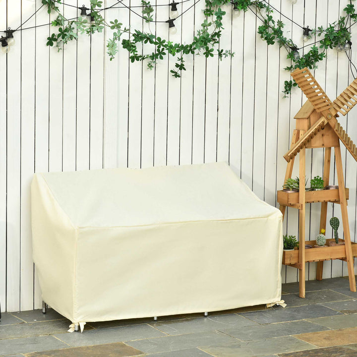 Outdoor Furniture Cover 2 Seater Loveseat Protection Tough PVC Lining Wind Rain Dust UV Waterproof