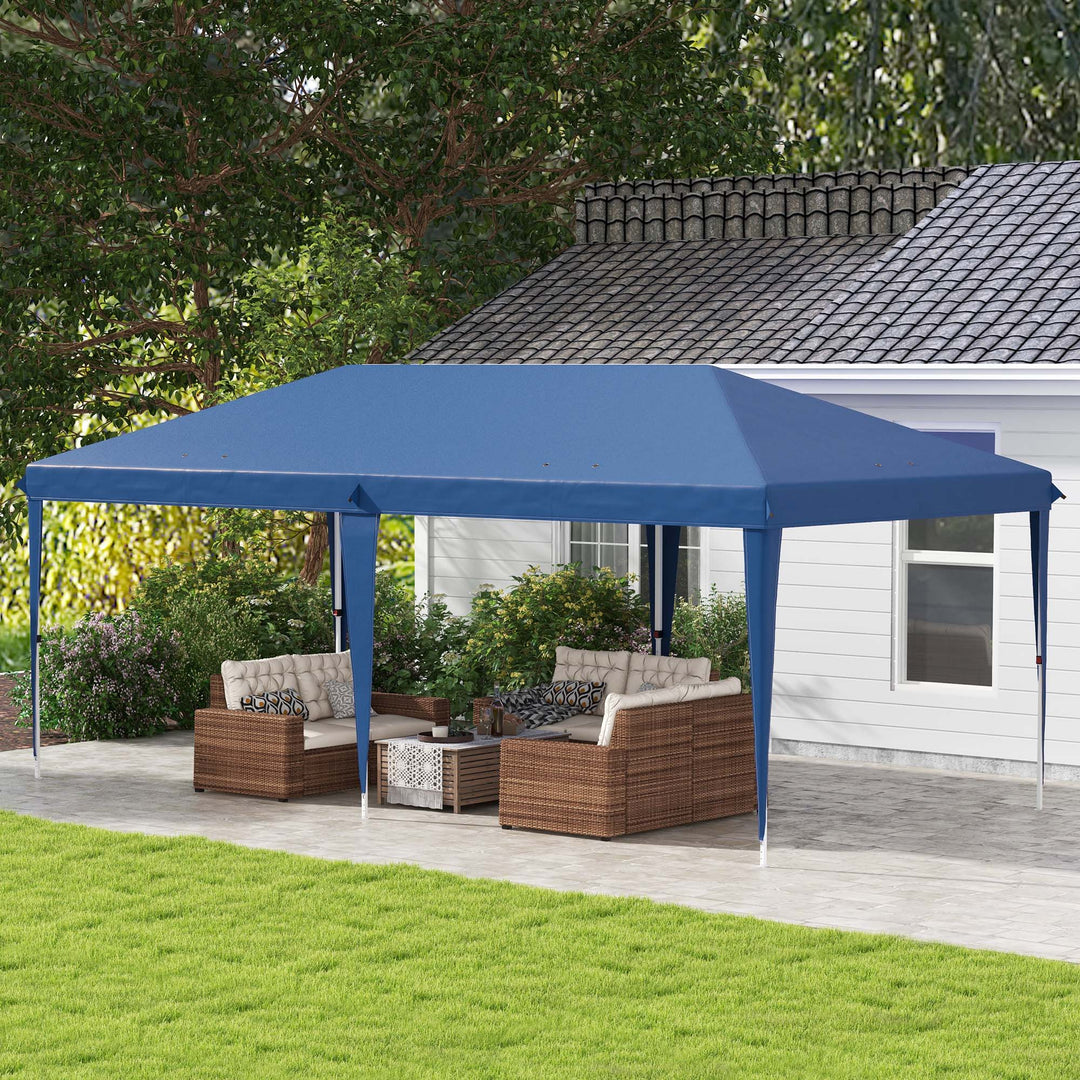 6 x 3(m) Garden Large Gazebo Canopy Waterproof Outdoor Party Tent Marquee