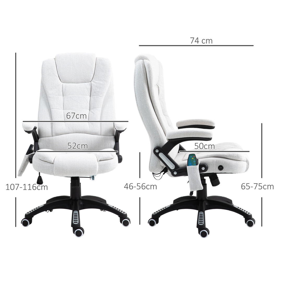 Vinsetto Massage Chair, White