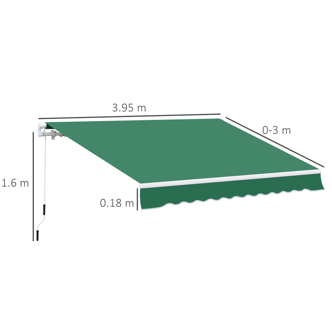 Waterproof Manual Retractable Awning