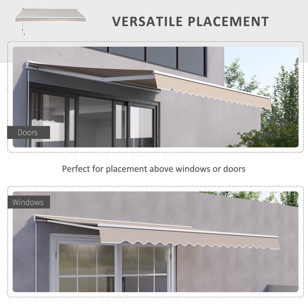 2.95Lx2.5M Retractable Manual/Electric Awning