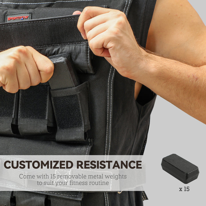 30KG Adjustable Weighted Vest