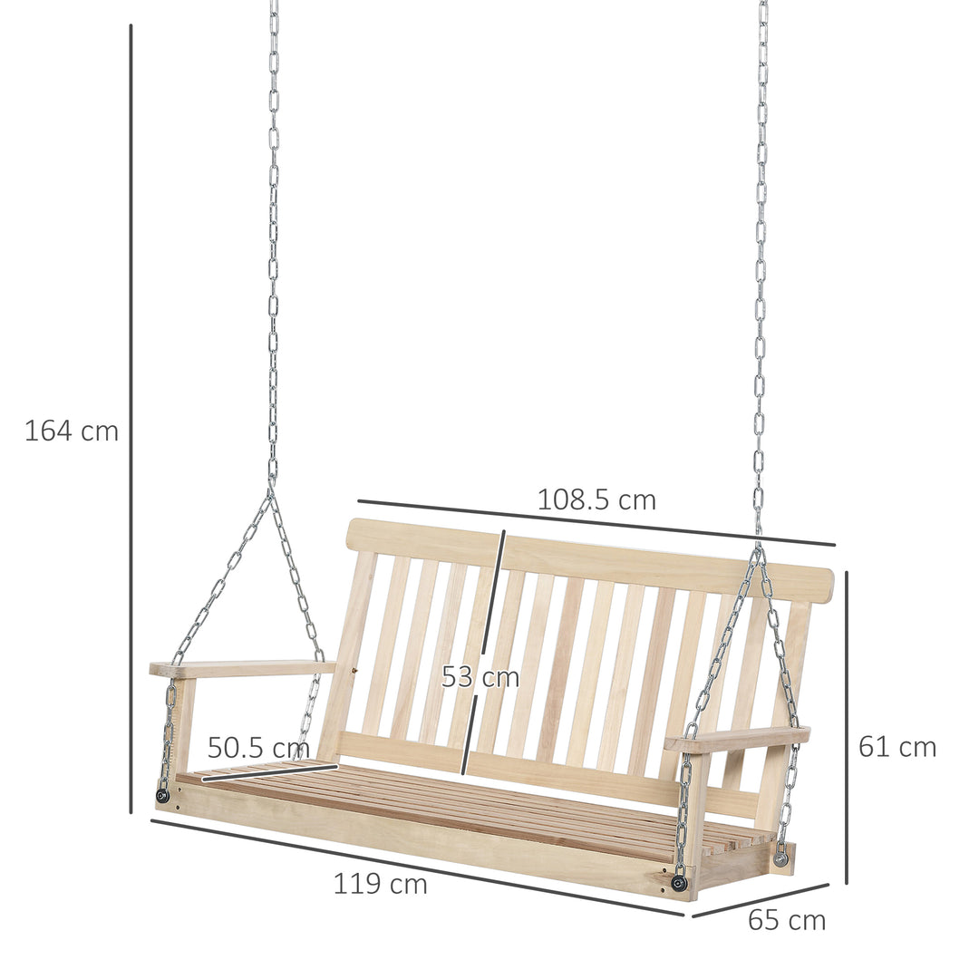 2-Seater Porch Swing Chair