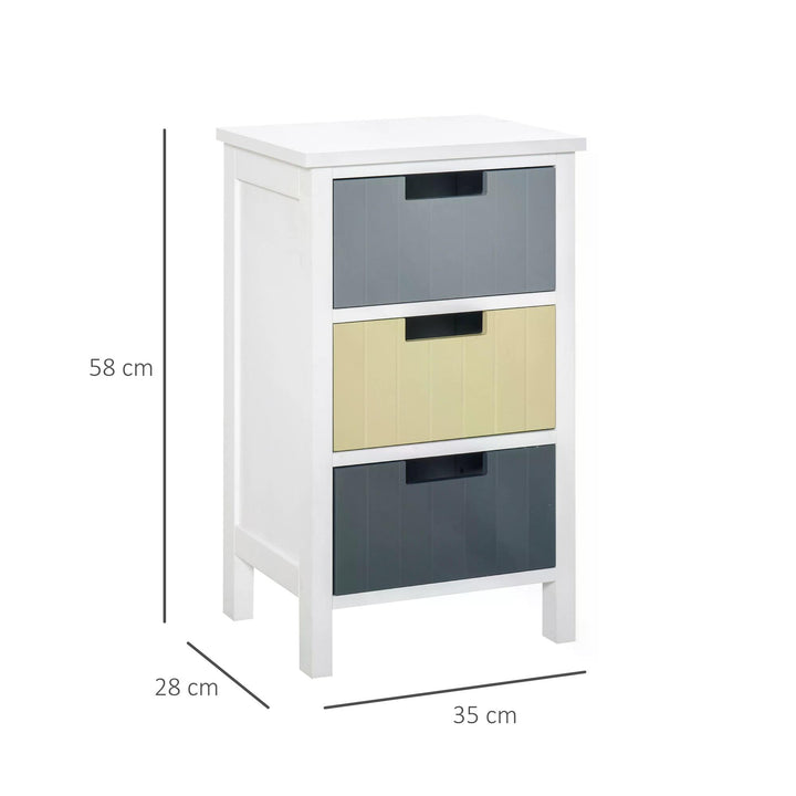 3 Drawer Storage Tower