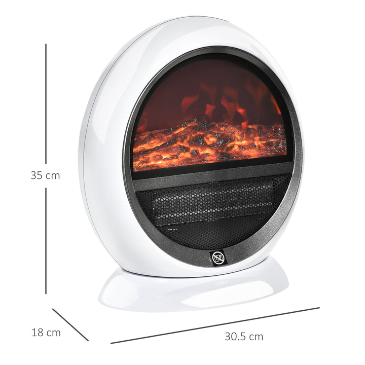 Free standing Electric Fireplace Heater with Realistic Flame Effect