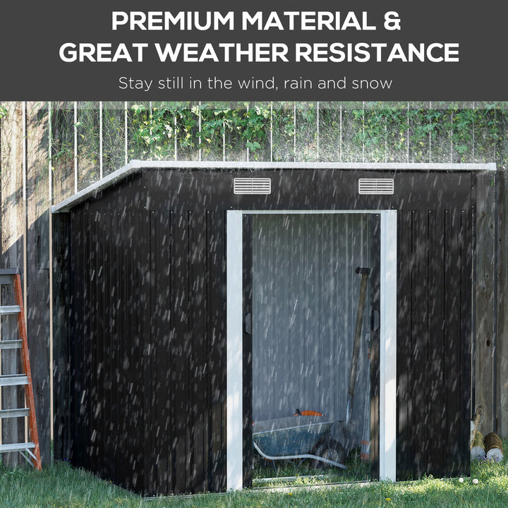 6.8 x 4.3ft Outdoor Garden Storage Shed