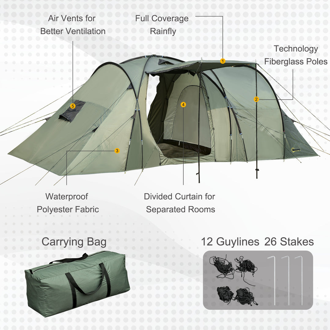 Spacious 5 Man Camping Gazebo