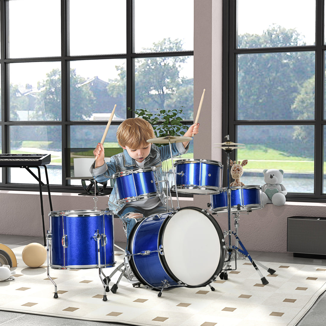 11 Piece Kids Drum Kit w/ Stool