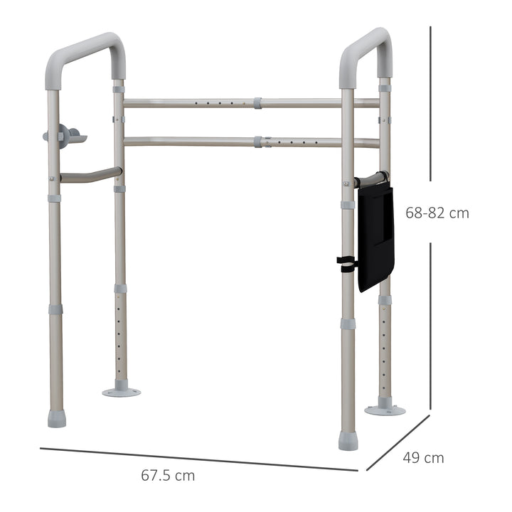 Free Standing Toilet Frame – HOMCOM