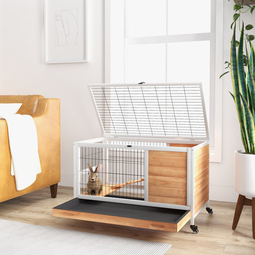 Wooden Indoor Rabbit Hutch