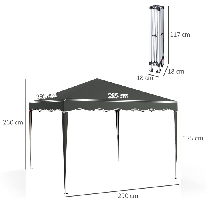 3 x 3m Pop Up Gazebo