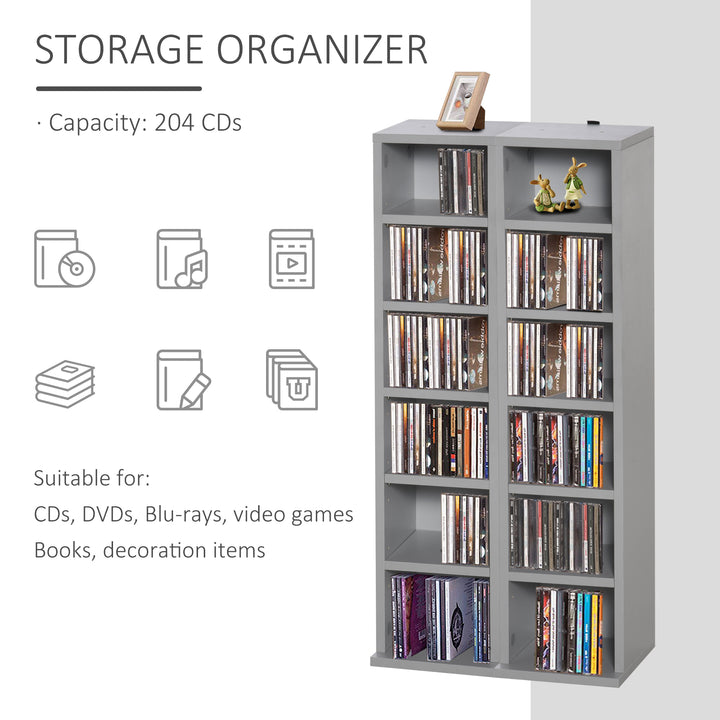 Twin Media Towers: Adjustable Shelving for Blu-Ray & DVD Organisation