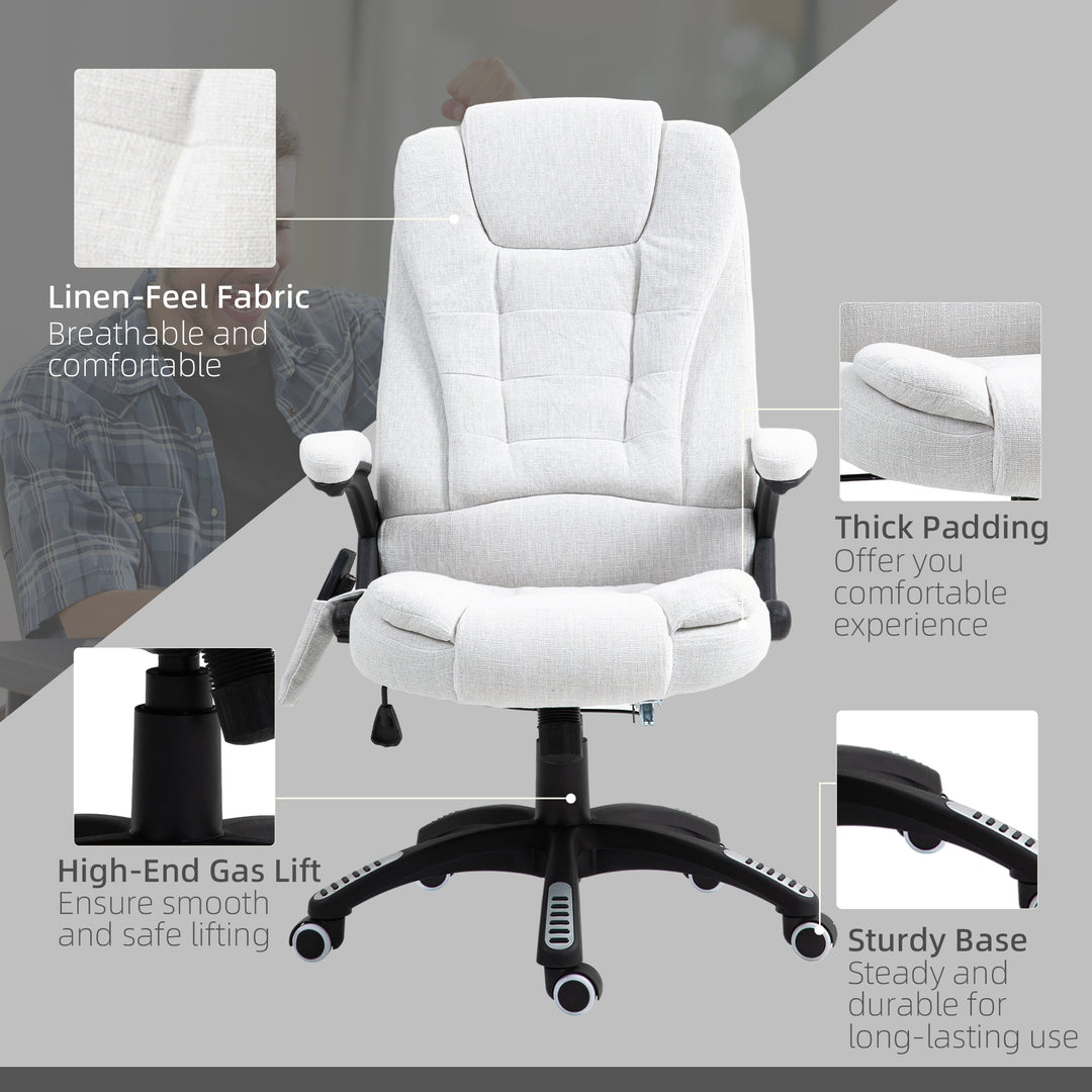 Vinsetto Massage Chair, White