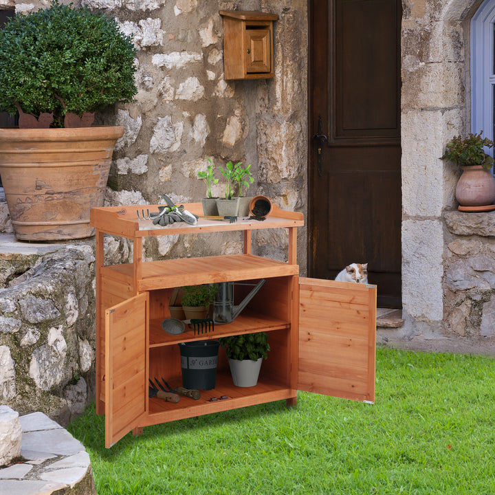 Potting Bench Table