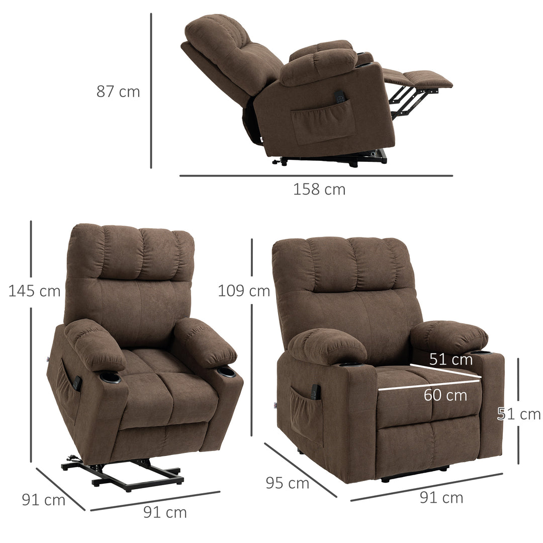 Electric Riser and Recliner Chair for Elderly