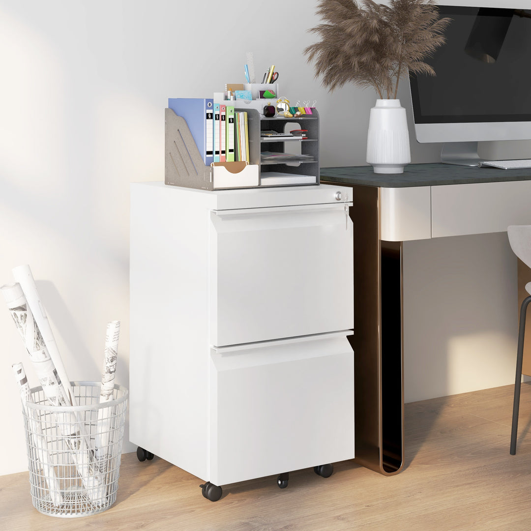 Vinsetto Mobile Steel Filing Cabinet