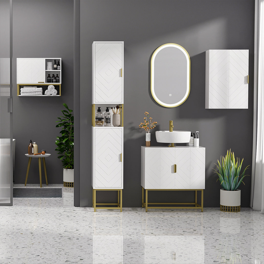 Kleankin 4-Piece Bathroom Set