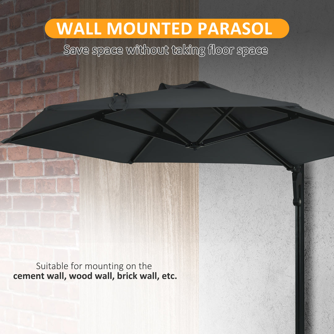 Waterproof Wall Mounted Parasol