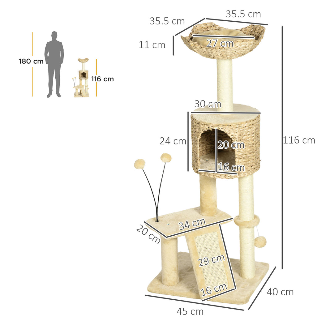 Cat Tree Tower with Scratching Posts