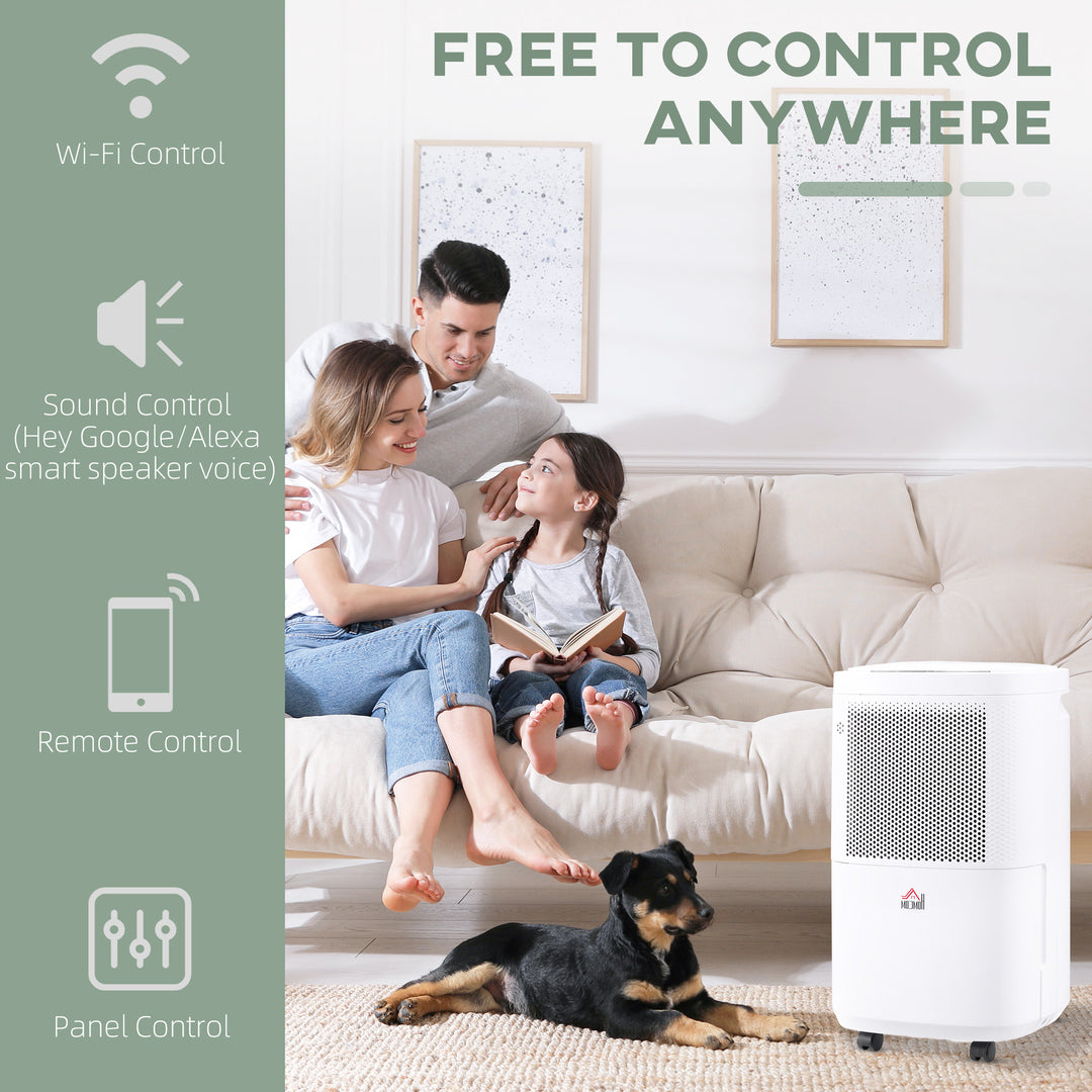 10L/Day Electric Dehumidifier with WiFi Smart App Control